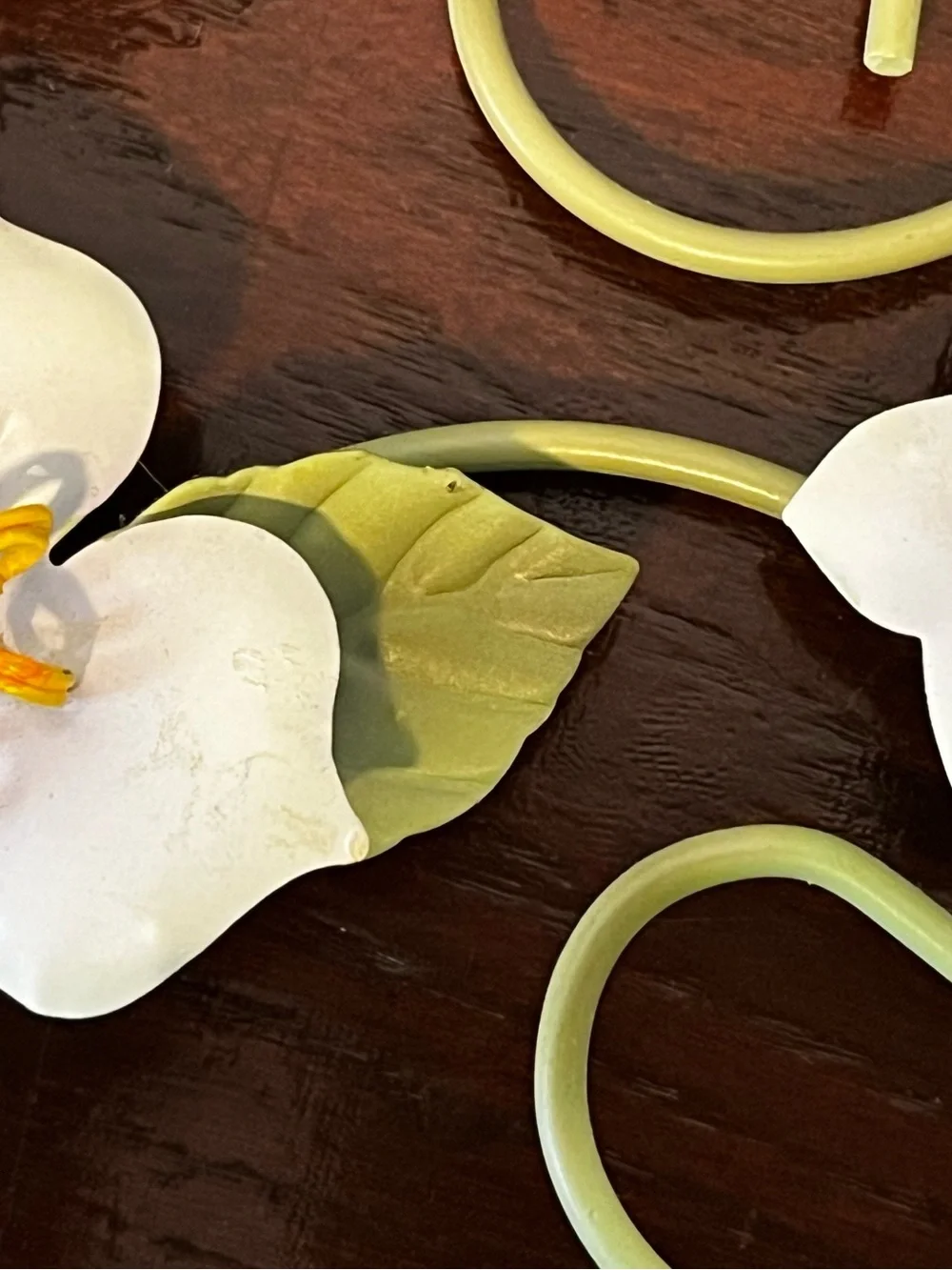Home Interiors Homco 9” Butterfly Dogwood Metal Wall Hanging Floral Decor